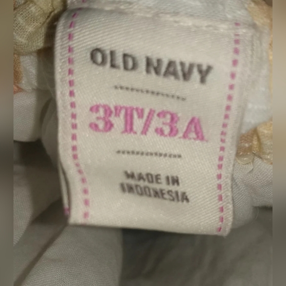 Girl's Old Navy Light Yellow Maxi Sleeveless Tiered Halter Summer Dress Size 3T - Picture 2 of 3